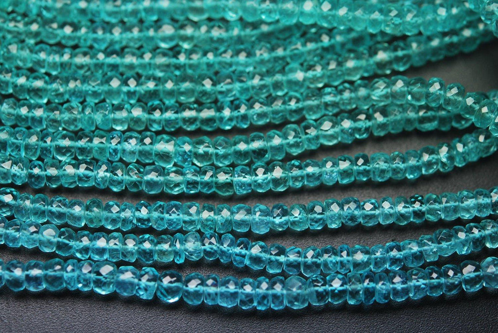 18 Inches Super Finest Quality,Sky Green Blue Apatite Size5-5.5mm - Jalvi & Co.