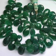 Load image into Gallery viewer, 187 Carats, 8 Inch Strand, Natural Aventurine Faceted P Shape Briolette&#39;s, 10-17mm - Jalvi &amp; Co.