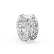 Load image into Gallery viewer, 18k Solid Yellow Gold 7mm Fancy Spacer Finding Hefty Bead 5mm Large Hole - Jalvi &amp; Co.