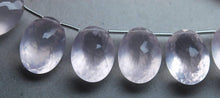 Load image into Gallery viewer, 2 Match Pair, Super Rare Aaa Natural Rose Quartz Faceted Oval Shape Briolettes Calibrated Size 12X16mm - Jalvi &amp; Co.