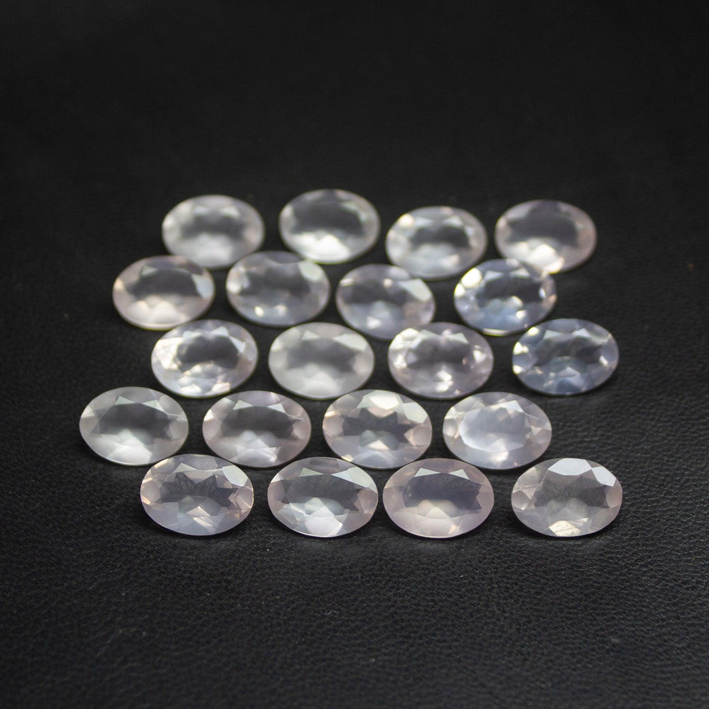 2 matching pair Pink Rose Quartz Oval Cut Shape Loose Gemstone 14x10mm - Jalvi & Co.