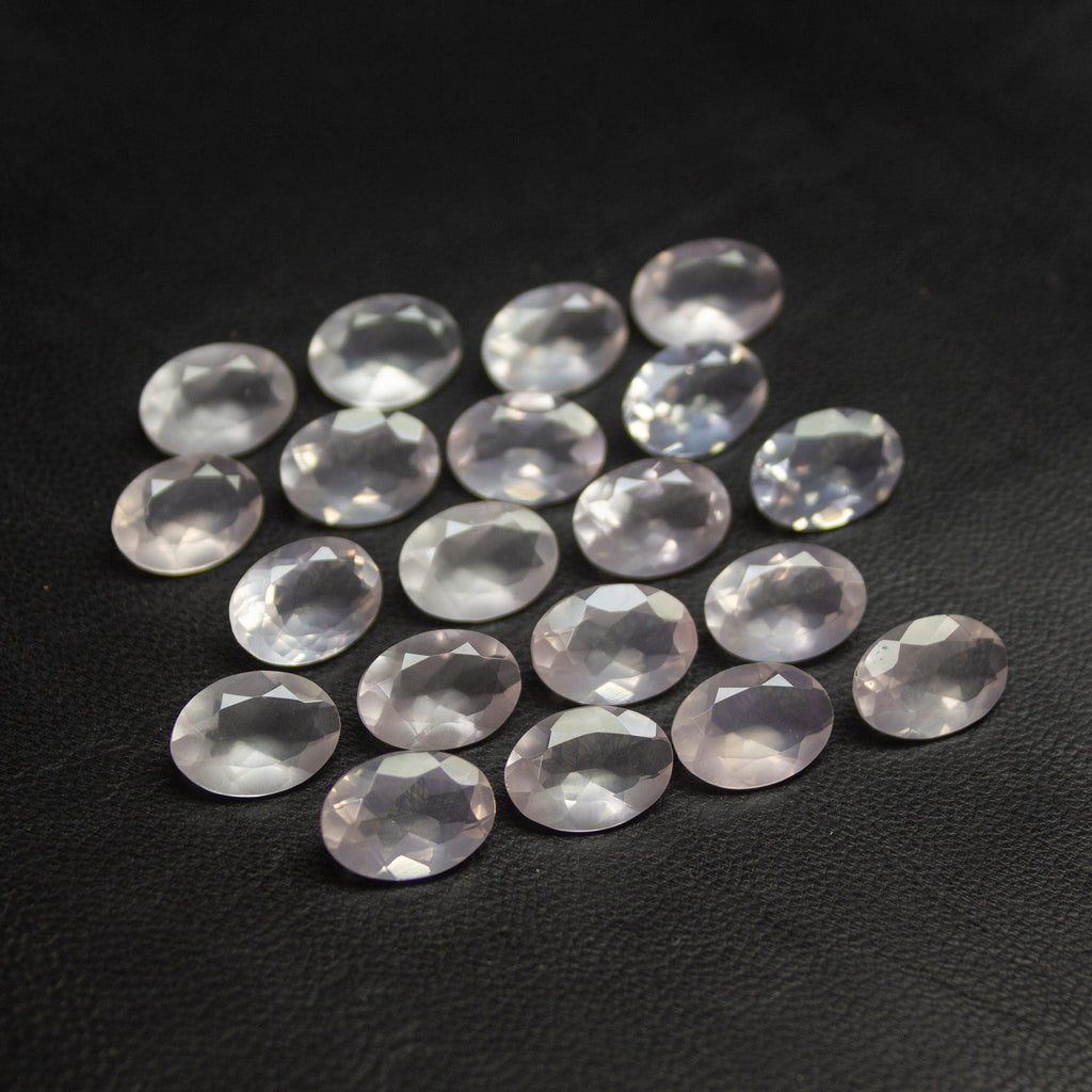 2 matching pair Pink Rose Quartz Oval Cut Shape Loose Gemstone 14x10mm - Jalvi & Co.