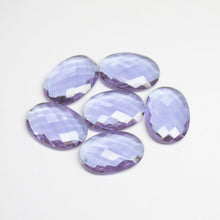 Load image into Gallery viewer, 2 Pcs Color Change Quartz Checker Oval Shape Loose Gemstone 24x18mm - Jalvi &amp; Co.
