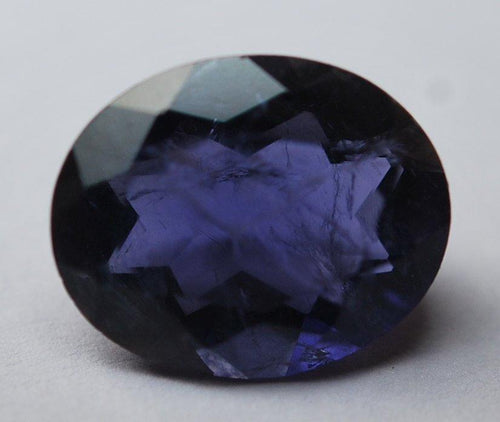 2 Pcs,Superb-Finest Quality, Natural Iolite Faceted Cut Stone Oval Shape, 7X5mm Size Loose Stones - Jalvi & Co.