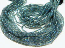 Load image into Gallery viewer, 2 Strand Fire Flashy Labradorite Faceted Rondelle Loose Gemstone Beads 2mm 13&quot; - Jalvi &amp; Co.