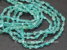 Load image into Gallery viewer, 2 Strand Lot Sky Blue Apatite Smooth Tear Drop Loose Briolette Bead&quot; 8mm 10mm 14 - Jalvi &amp; Co.