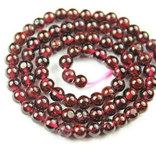 Load image into Gallery viewer, 2 Strand Natural Red Garnet Smooth Polished Round Gemstone Loose Beads 5.5mm 13&quot; - Jalvi &amp; Co.