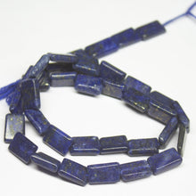 Load image into Gallery viewer, 2 x 14 inch, 10-11mm, Blue Lapis Lazuli Smooth Chiclet Beads, Lapis Lazuli Beads - Jalvi &amp; Co.