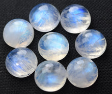 Load image into Gallery viewer, 20 Pcs,Rainbow Moonstone Smooth Coins Cabochon Size, 8mm Natural Stone - Jalvi &amp; Co.