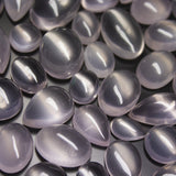 200cts Natural Pink Rose Quartz Smooth Oval Pear Cabochon Loose Gemstone 26pc