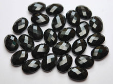 Load image into Gallery viewer, 3 Match Pair-Black Onyx Faceted Oval Shape, 10X14mm Size Calibrated Size - Jalvi &amp; Co.