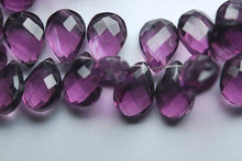 Load image into Gallery viewer, 3 Matched Pair.Kunzite Pink Quartz Micro Faceted Pear Briolette, 10X14mm Approx - Jalvi &amp; Co.