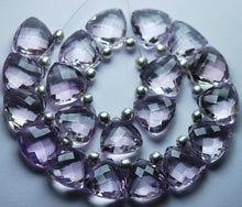 Load image into Gallery viewer, 3 Matched Pairs, Aaa Quality Natural Pink Amethyst Faceted Trillion Shape Briolettes, 14mm Long - Jalvi &amp; Co.