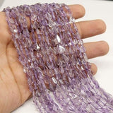 3 Strand Lot Pink Amethyst Pear Drop Flat Loose Gemstone Beads 8mm 10mm 13