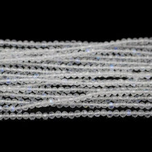 Load image into Gallery viewer, 3 Strand Rainbow Moonstone Micro Faceted Round Gemstone Loose Tiny Beads 13&quot; 2mm - Jalvi &amp; Co.