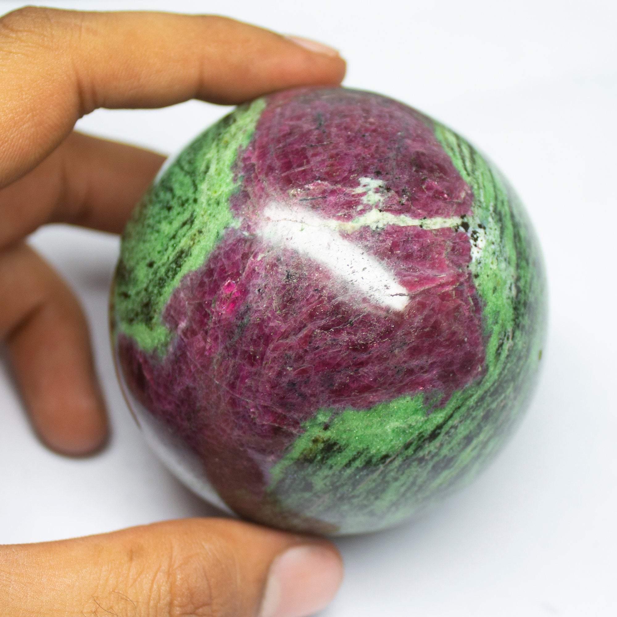 Ruby Zoisite Gemstone Sphere Orb Marble 2024 - Multiple Sizes