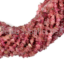 Load image into Gallery viewer, 36&quot; Full Strand, Pink Tourmaline Chips Shape Gemstone Beads, Tourmaline Beads, 3-7mm - Jalvi &amp; Co.