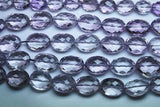 4 Inch Strand, Finest Quality Pink Amethyst Faceted Oval Shape, 8X12mm Long,Great Quality