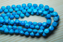 Load image into Gallery viewer, 4 Inch Strand, Full Strand,Blue Turquoise Faceted Onion Shape Briolettes, 7mm - Jalvi &amp; Co.