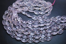 Load image into Gallery viewer, 4 Inch Strand,Super Rare Aaa Natural Rose Quartz Faceted Oval Shape Briolettes Calibrated Size 10X14mm - Jalvi &amp; Co.