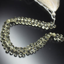 Load image into Gallery viewer, 4 inches, 6-7mm, Natural Scapolite Faceted Tear Drops Briolette Gemstone Beads - Jalvi &amp; Co.