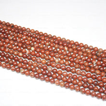Load image into Gallery viewer, 4 Strand Natural Red Jasper Smooth Round Ball Gemstone Loose Beads 6mm 15&quot; - Jalvi &amp; Co.