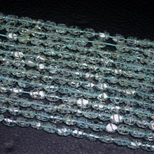 Load image into Gallery viewer, 4 Strands Carved Blue Aquamarine Smooth Oval Loose Spacer Gemstone Beads 14&quot; 6mm 7mm - Jalvi &amp; Co.