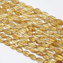 Load image into Gallery viewer, 4 strands Lot Huge Golden Citrine Smooth Oval Loose Gemstone Bead 11mm 13mm 13&quot; - Jalvi &amp; Co.