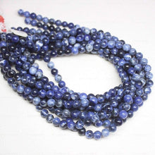 Load image into Gallery viewer, 4 Strands Sodalite Natural Smooth Round Ball Loose Gemstone Beads Strand 4mm 14&quot; - Jalvi &amp; Co.