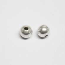 Load image into Gallery viewer, 48 Round Ball Spacer Bead Silver Tone - Jalvi &amp; Co.