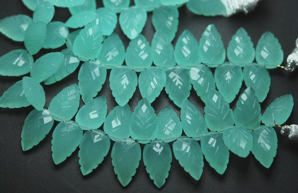 5 Matched Pairs Peru Aqua Quartz Carving Faceted Pear Shape Briolette's, 10X16mm - Jalvi & Co.