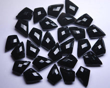Load image into Gallery viewer, 5 Matched Pairs,Black Onyx Faceted Kite Shape Briolette,Size 10X14mm Approx - Jalvi &amp; Co.