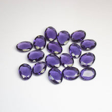 Load image into Gallery viewer, 5 pieces Blue Iolite Quartz Faceted Oval Shape Loose Gemstone 16/18/20mm - Jalvi &amp; Co.