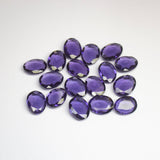 5 pieces Blue Iolite Quartz Faceted Oval Shape Loose Gemstone 16/18/20mm