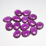 5 pieces Rubellite Pink Quartz Faceted Oval Shape Loose Gemstone Matching Pair