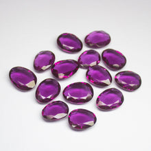 Load image into Gallery viewer, 5 pieces Rubellite Pink Quartz Faceted Oval Shape Loose Gemstone Matching Pair - Jalvi &amp; Co.