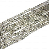 5 Strand Black Moss Quartz Natural Smooth Round Ball Loose Beads 12