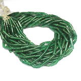 3 Strands Natural Jade Smooth Tube Gemstone Loose Beads 13