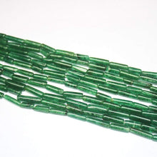 Load image into Gallery viewer, 5 Strand Natural Jade Smooth Tube Gemstone Loose Beads 13&quot; 8mm 14mm - Jalvi &amp; Co.