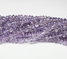 Load image into Gallery viewer, 5 Strand Pink Amethyst Smooth Button Rondelle Gemstone Loose Beads 4mm 5mm 13&quot; - Jalvi &amp; Co.