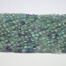 Load image into Gallery viewer, 5 strands, 13 inch, 4mm, Fluorite Faceted Round Coin Loose Gemstone Beads Strand, Fluorite Beads - Jalvi &amp; Co.