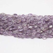 Load image into Gallery viewer, 5 Strands, 13 inches, 8-9mm, Pink Amethyst Plain Oval Loose Gemstone Beads, Amethyst Beads - Jalvi &amp; Co.