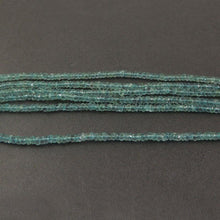 Load image into Gallery viewer, 5 Strands Aquamarine Faceted Rondelle Beads Strand 13 inches 3.5-4mm - Jalvi &amp; Co.