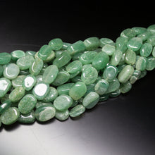 Load image into Gallery viewer, 5 Strands, Natural Green Jade Smooth Oval Shape Gemstone Beads Strands 9-13mm - Jalvi &amp; Co.