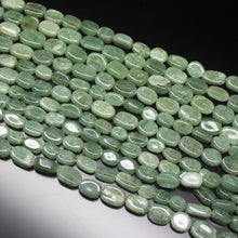 Load image into Gallery viewer, 5 Strands, Natural Green Jade Smooth Oval Shape Gemstone Beads Strands 9-13mm - Jalvi &amp; Co.