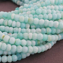 Load image into Gallery viewer, 5 Strands Natural Peru Opal Faceted Rondelle Beads Strand 12 inches 4-5mm - Jalvi &amp; Co.