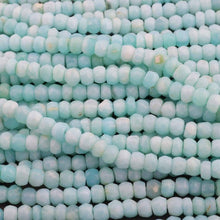Load image into Gallery viewer, 5 Strands Natural Peru Opal Faceted Rondelle Beads Strand 12 inches 4-5mm - Jalvi &amp; Co.