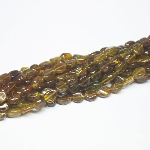 5 x 14 inch, 6-8mm, Multi Color Petro Tourmaline Smooth Oval Beads, Tourmaline Beads - Jalvi & Co.