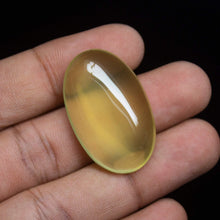 Load image into Gallery viewer, 53 carats, 33x20mm, Natural Lemon Quartz Smooth Polished Heart Cabochon Loose Gemstone - Jalvi &amp; Co.