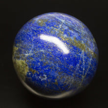 Load image into Gallery viewer, 598 cts, Natural Lapis Lazuli Sphere Gemstone Ball Reiki, Metaphysical, Collectible, Showcase Item - Jalvi &amp; Co.